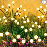 Solar Lights Outdoor-4Pack 32LEDs Solar Garden Firefly Lights Outside,Solar Powered Light Outdoor and Garden | Lumora