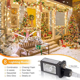 165FT 500LED String Lights LED Starry Fairy Light, Twinkle String Lights Decorative Lights with 8 Modes 30V Plug in | Lumora