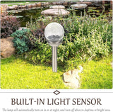 Solar Crack Ball Light LED Garden Globe Solar Lights Outdoor Waterproof Landscape Path Lighting for Patio Lawn Yard | Lumora