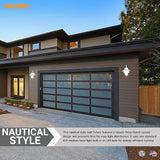 Sunlite 41367-SU Nautical Style Outdoor Wall Fixture, Medium Base Socket (E26), Weatherproof Polycarbonate | Lumora