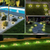 INCX Solar Ground Lights,20 Pack Solar Lights Outdoor Waterproof, Solar Garden Lights Landscape Lighting for Patio | Lumora