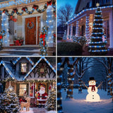 Jnaurb 2-Pack Battery Operated Rope Lights for Outside, Total 66FT 200LED 8 Modes Battery Operated String Lights | Lumora