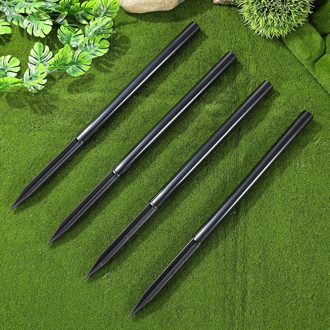 Uonlytech 8 Sets Pathway Extension Garden Solar Plastic Ground Outdoor Landscaping Spike Spikes Connectors Part for | Lumora
