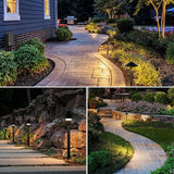 SUNVIE All-in-One LED Pathway Lighting Kit, 8-Pack Low Voltage Landscape Lights with Transformer and 100FT 16/2 AWG | Lumora