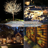 12V Brass Landscape Spotlight, Low Voltage Outdoor Light, IP65 Waterproof, Durable Pathway Uplight for Yard & | Lumora