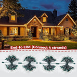 Brightown C9 Clear Christmas String Lights - Outdoor Christmas Tree Lights String - Hanging Christmas Roofline | Lumora