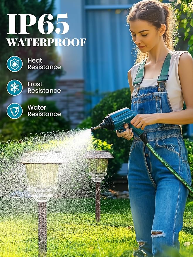 Solar Lights Outdoor Waterproof,6 Pack Bronze Pathway Lights with 10-40 LM Dimmable Glass and Metal, Solar Powered Garden Fall Decor for Yard,Patio,Pathway,Driveway(Warm White)