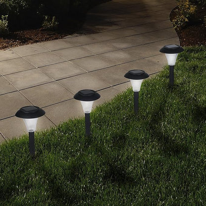 Solar Powered Outdoor Lights - LED Stake Spotlight Fixture, Set of 8 by Pure Garden