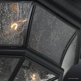 Urban Ambiance Luxury Colonial Outdoor Ceiling Light, Medium Size: 8" H x 15.25" W, with Tudor Style Elements | Lumora