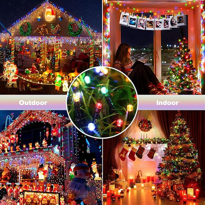 Toodour Christmas Lights Outdoor, 328ft 1000 LED String Lights, Timer, Waterproof 8 Modes Outdoor Christmas String Light - Twinkle Light for Tree Home Garden Yard Wedding Party Xmas Decor(Multicolor)