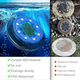 Flacchi Solar Ground Lights - Solar Powered Lights Outdoor Solar Disk Light Waterproof Landscape Light for Patio | Lumora