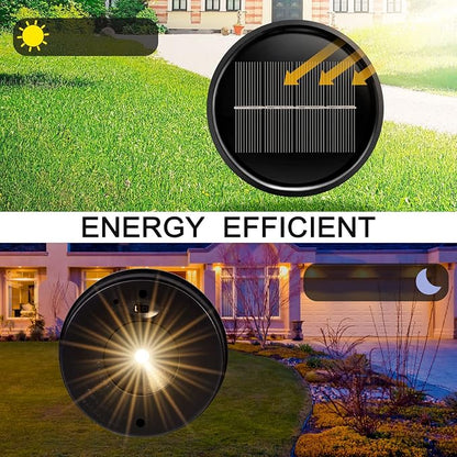 2 Pack Solar Lights Replacement Top DIY Solar Lights Panel for Outdoor solars Lights