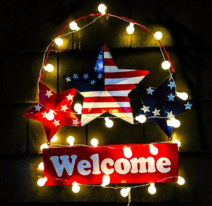 Hometown Evolution, Inc. Solar Powered LED Lights (30 LED, Solar White Ball - 8 Foot - Warm - Outdoor String Light | Lumora