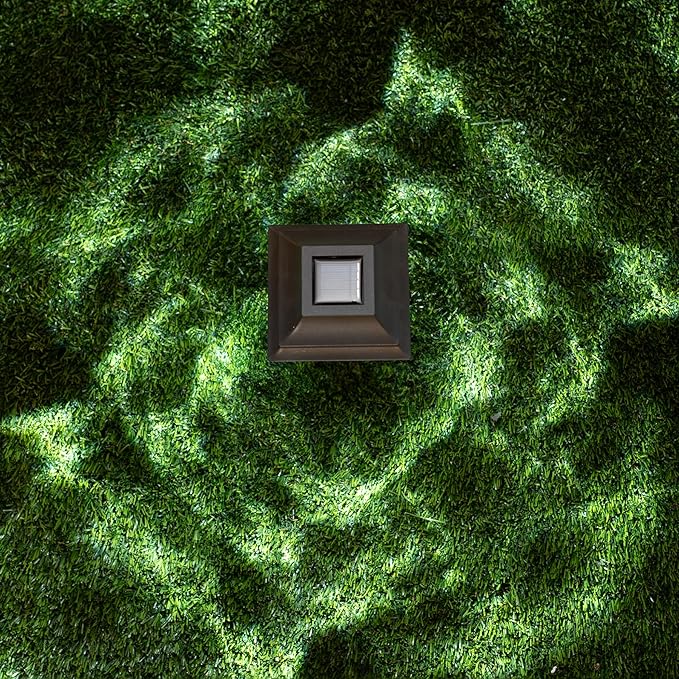 Crosslight Solar Powered Pathway Lights (6 Pack) - Collin Outdoor LED Lights, Waterproof for Garden, Yard, Patio, Lawn, Walkway - Decorative Ground Stake Lighting | White