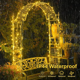 QITONG 2 Pack Solar Christmas Lights Warm White, Each 66ft 200 LED Solar String Lights Outdoor Waterproof, 8 Modes | Lumora