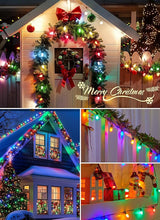 Vintage C9 LED Christmas Lights Outdoor, 50 Feet String with 25 Shatterproof Bulbs, Waterproof Connectable | Lumora