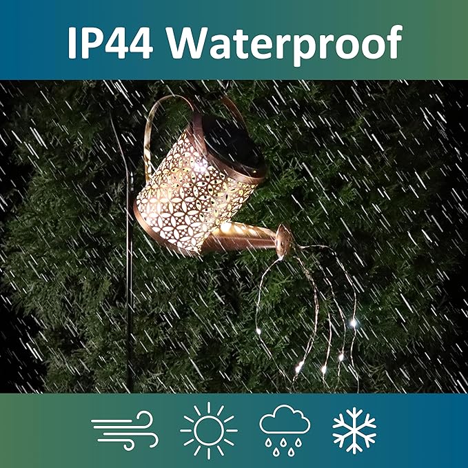 MCSSWC Solar Watering Can Landscape LED Light, Outdoor Waterproof Solar Garden Lawn Patio Yard Pathway Décor Gift | Lumora