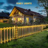 JMEXSUSS 2 * 200 LED Warm White Solar Rope Lights, 66ft IP 65 Waterproof Solar String Light Outdoor, 8 Modes | Lumora