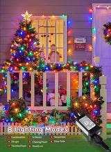 Minetom C9 LED Christmas Lights Outdoor, 81 Feet 100 LED String Light with Timer & 8 Lighting Mode, Waterproof | Lumora