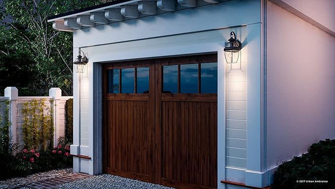 Urban Ambiance Luxury Colonial Outdoor Wall Light, Small Size: 11.5" H x 7" W, with Tudor Style Elements, Versatile | Lumora
