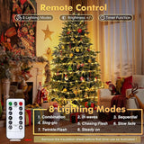 Jnaurb 2-Pack Battery Operated Rope Lights for Outside, Total 66FT 200LED 8 Modes Battery Operated String Lights | Lumora