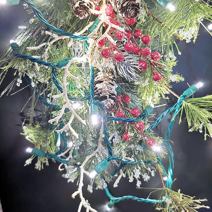Christmas Lights LED Commercial Mini LED String Lights, 120V UL, Green Wire Xmas Lights for Indoor & Outdoor Use | Lumora