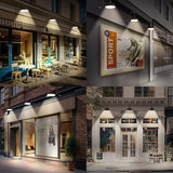 14in. Architectural Bronze Outdoor Gooseneck Barn Light Fixture With 24in. Long Extension Arm - Wall Sconce | Lumora