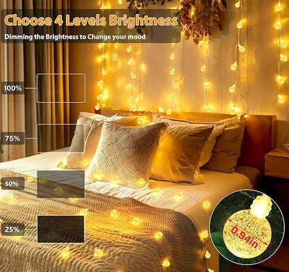 OMIKA Battery Operated String Lights, 24 Color Changing 15FT 30 LED Battery Operated Christmas Lights with Remote Timer, USB Powered Fairy Lights for Indoor Bedroom Outdoor Garden Patio Balcony Decor