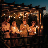 Newhouse Lighting 48ft. 25-Socket Smart LED String Outdoor Lights, Smart Life App,Works with Alexa,Dimmable Outdoor | Lumora