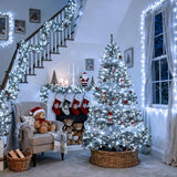 JMEXSUSS 66ft 200 LED White Christmas Lights Indoor Outdoor, Connectable String Twinkle Lights Outdoor Clear Wire | Lumora