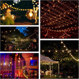 Hometown Evolution, Inc. 25’ G40 Globe String Lights Set with G40 Clear Bulbs and Black Wire (+ 1 Free Spare) for | Lumora