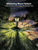 Solar Pathway Lights, 8 Pack Outdoor Waterproof Light, Solar Powered Garden Landscape Lighting, 3000K Warm White | Lumora
