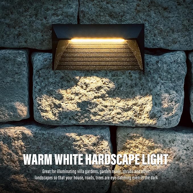 VENUS MANUFACTURING 2W Low Voltage Deck Lights LED Outdoor Stair Lights 3000K 12V Wired Step Lighting, Die-cast | Lumora