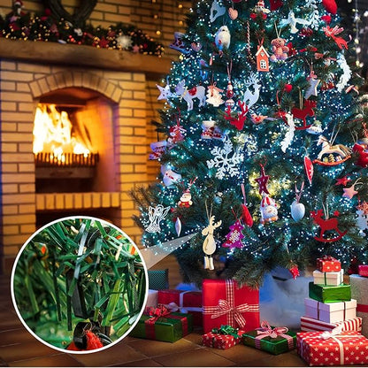 Marsui 500 Pieces Christmas Light Clips Outdoor Gutter Hooks Plastic Seasonal Weatherproof Clips Holiday Fence Hooks for Christmas Roof Tree Outside Hanging String Lights (Black)
