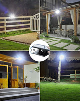 Large Clip on Solar Lights Outdoor, 208 LEDs 1000Lum Bright Solar Security Light with Motion Sensor, 3 Ways -Mount | Lumora