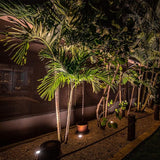 Malibu Low Voltage Well Lights 4W LED Outdoor Landscape Deck Lights 12V Well Light 200Lumen in-Ground Light 2800K | Lumora