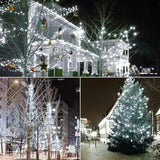 50 Counts Cool White LED Christmas Lights – 25ft 5mm White Christmas Lights Outdoor Commercial Grade Waterproof | Lumora