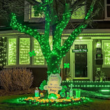 JMEXSUSS Green Christmas Lights Indoor Plug in,150 LED Connectable String Lights Outdoor, 59ft 8 Modes Green | Lumora