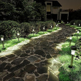 10pcs Solar Pathway Lights 5W Garden Lights High Brightness Solar Power LED Lawn Lamps with Waterproof Stainless | Lumora