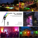 12W RGBW Low Voltage Landscape Lights, LED Color Changing Landscape Lighting,12V 24V Waterproof Outdoor Spotlight | Lumora
