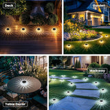 SOLPEX Solar Outdoor Ground Lights, 2 Lighting Models Deck Lights, Solar Powered Backyard Decor, IP67 Waterproof | Lumora
