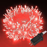 100 LED Red String Lights 33ft, Plug in Fairy Lights with 8 Lighting Modes, Indoor Outdoor Waterproof Decorative | Lumora