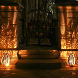 Solar Outdoor Lights Garden Decor Waterproof Crackle Glass Globe,Metal Yard Art Outdoor Solar Garden Lights for | Lumora