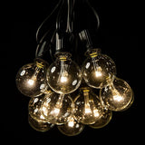 Hometown Evolution, Inc. 100 FT Outdoor LED String Lights - G40 Globe Bulbs (Black Wire) - Outdoor String Lights | Lumora