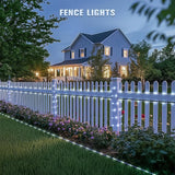 JMEXSUSS 2 * 200 LED White Solar Rope Lights, 66ft IP 65 Waterproof Solar String Light Outdoor, 8 Modes Christmas | Lumora