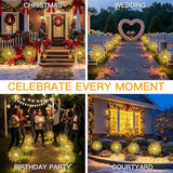 suddus Solar Garden Lights Outdoor Waterproof Decorative, Upgrade 2Pack 150LED Firework Lights, Solar Fairy Lights | Lumora