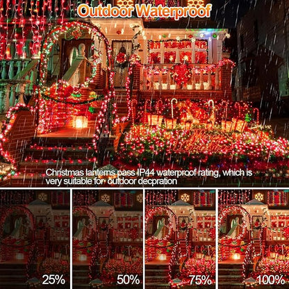 XURISEN 403FT Christmas Lights, 1000 LED Super Long String Lights 8 Modes & Memory Timer Plug in Twinkle Fairy Lights Decor for Home Xmas Party Wedding