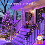 JMEXSUSS 200 LED Purple Solar Halloween Lights, 66 ft Rope Lights Outdoor Waterproof, PVC Tube Purple Christmas | Lumora