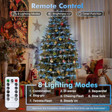 Jnaurb 2-Pack Battery Operated Rope Lights for Outside, Total 66FT 200LED 8 Modes Battery Operated String Lights | Lumora