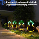 SunKite Pineapple Solar Garden Lights - Decorative Stake Lights for Outdoor, Yard, Lawn, Pathway, Patio, Backyard | Lumora
